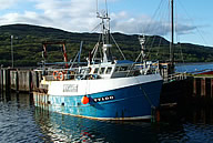 Tarbert modern fishing boat